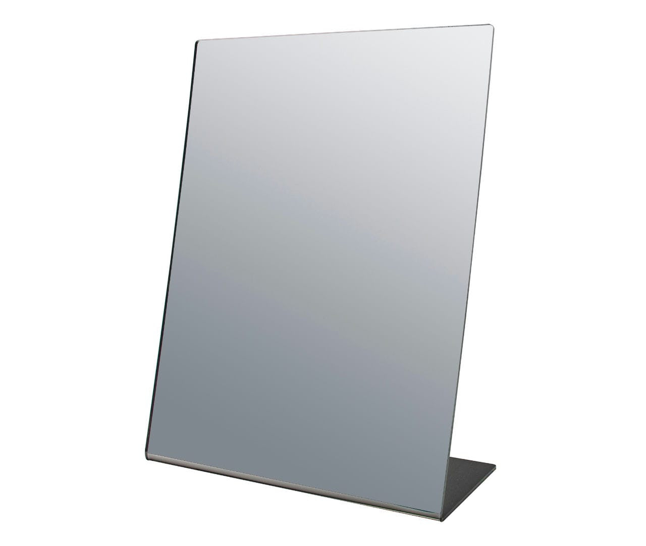 Nine by Twelve Slant Back Acrylic Mirror Gym Vanity Locker Tabletop Shoe Mirror