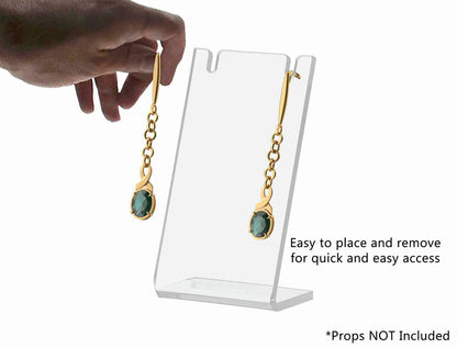 Three Inches High Earring Jewelry Countertop Acrylic Display Stand