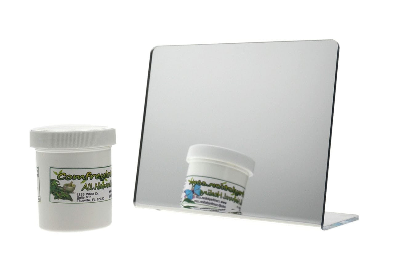 Seven by Five Slant Back Acrylic Mirror Countertop Jewelry Vanity Reflection