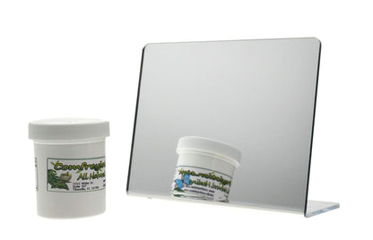 7" x 5" Acrylic Mirror Slant Back Freestanding Countertop Display