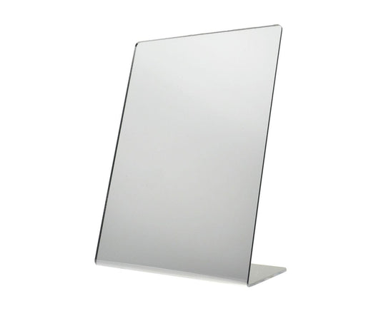 Eight and a half by Eleven Slant Back Acrylic Mirror Tabletop Locker Vanity Make Up