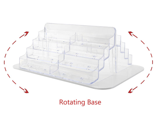 Spinning Business Card Holder 16 Pocket Counter Display