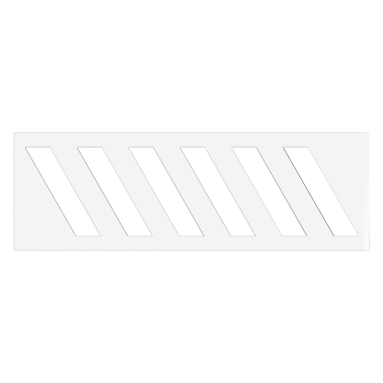 Speed Bump Lines Stencil Template for Parking Garages