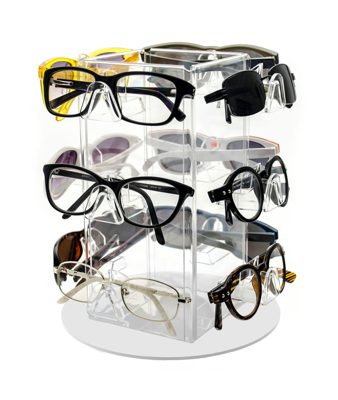 12 Pair Spinning Eyewear Display Holder Retail Countertop Stand