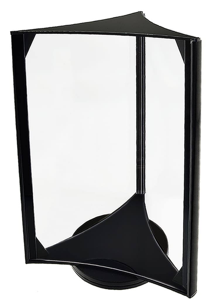 Eight by Eleven Rotating Sign Literature Holder Three Pocket Display Countertop