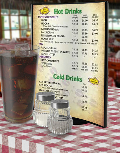 Eight by Eleven Rotating Sign Literature Holder Three Pocket