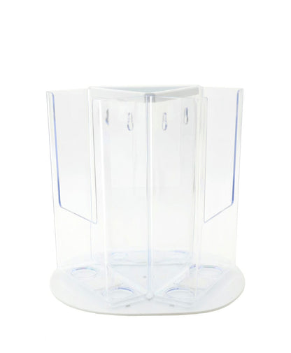 Rotating Holder for 4"W Brochures 3 Pocket Countertop Display