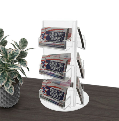 9 Pocket Rotating Business Card Holder