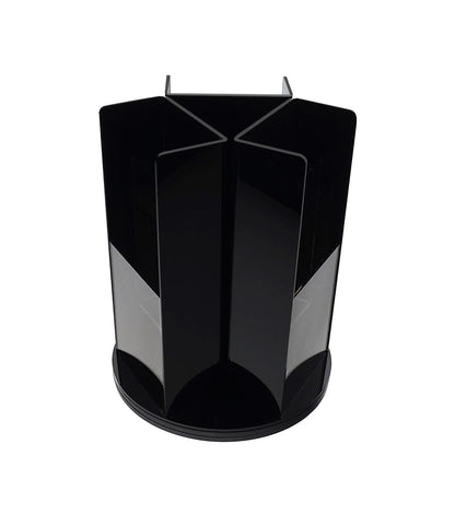 Rotating Trifold Holder for 4"W Brochures Multi Pocket Display