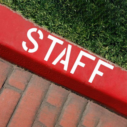 STAFF Stencil Parking Lot Template