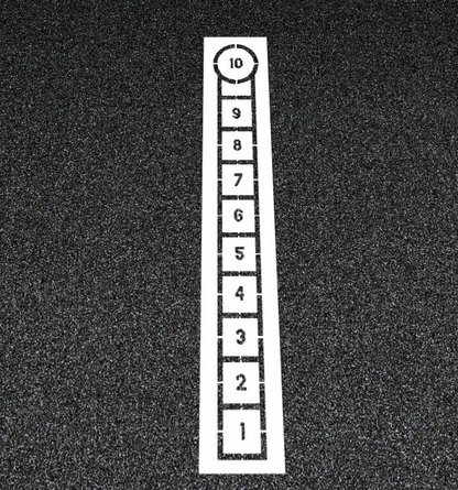 Hopscotch Stencil DIY Kit Pavement Template