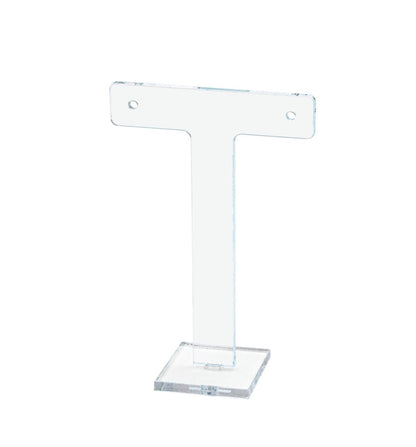 5"H T Bar Large Earring Stand Showcase Counter Display Acrylic
