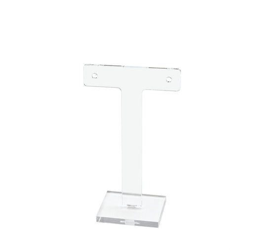 4"H T Bar Small Earring Stand Showcase Counter Display Acrylic