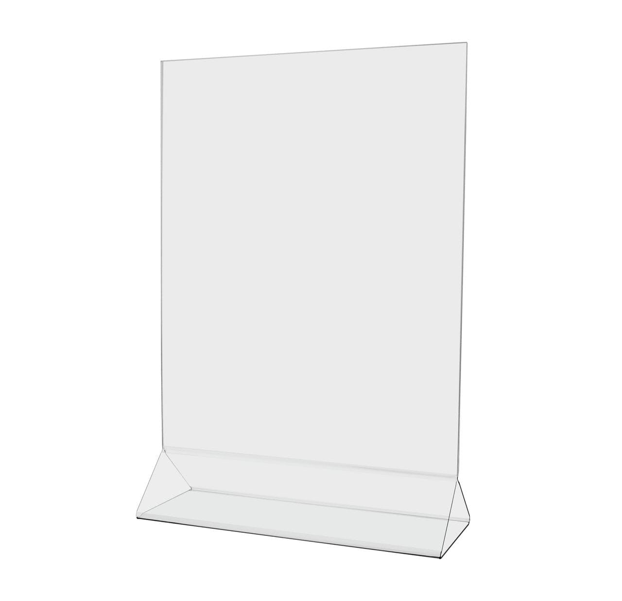 Top Load Double Sided Table Sign Holder Frame Counter empty