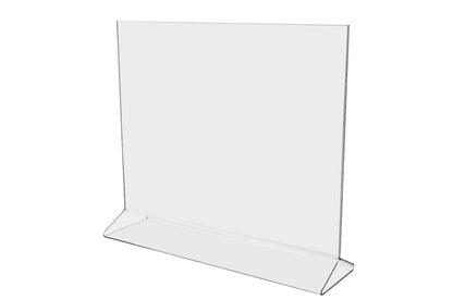 11"W x 8.5"H Sign Holder Top Load Double Sided Table Tent