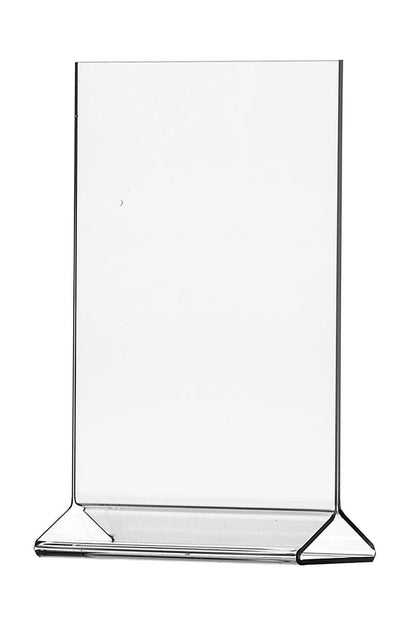 5.5"W x 8.5"H Sign Holder Top Load Double Sided Countertop Frame