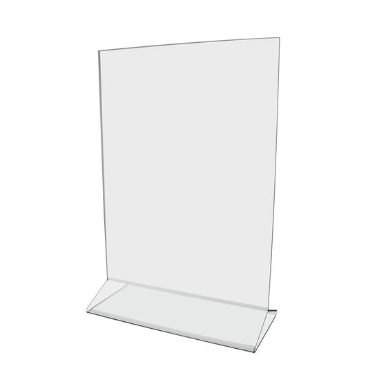 Top Load Sign Holder Frame Double Sided Table Counter