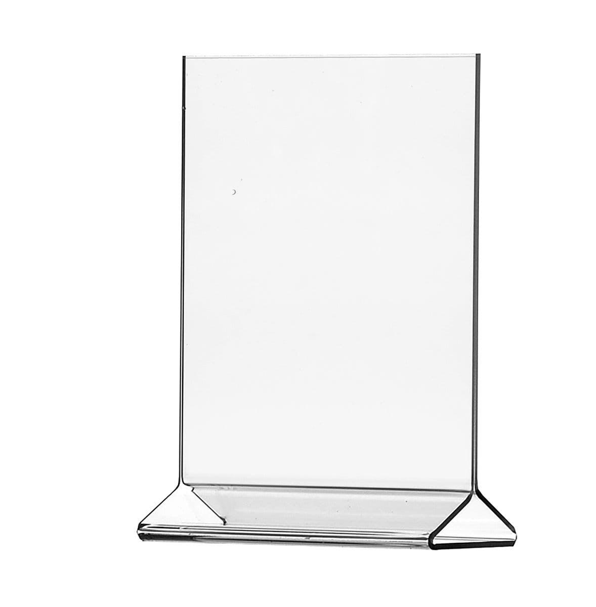 8.5"W x 11"H Sign Holder Top Load Double Sided Table Tent