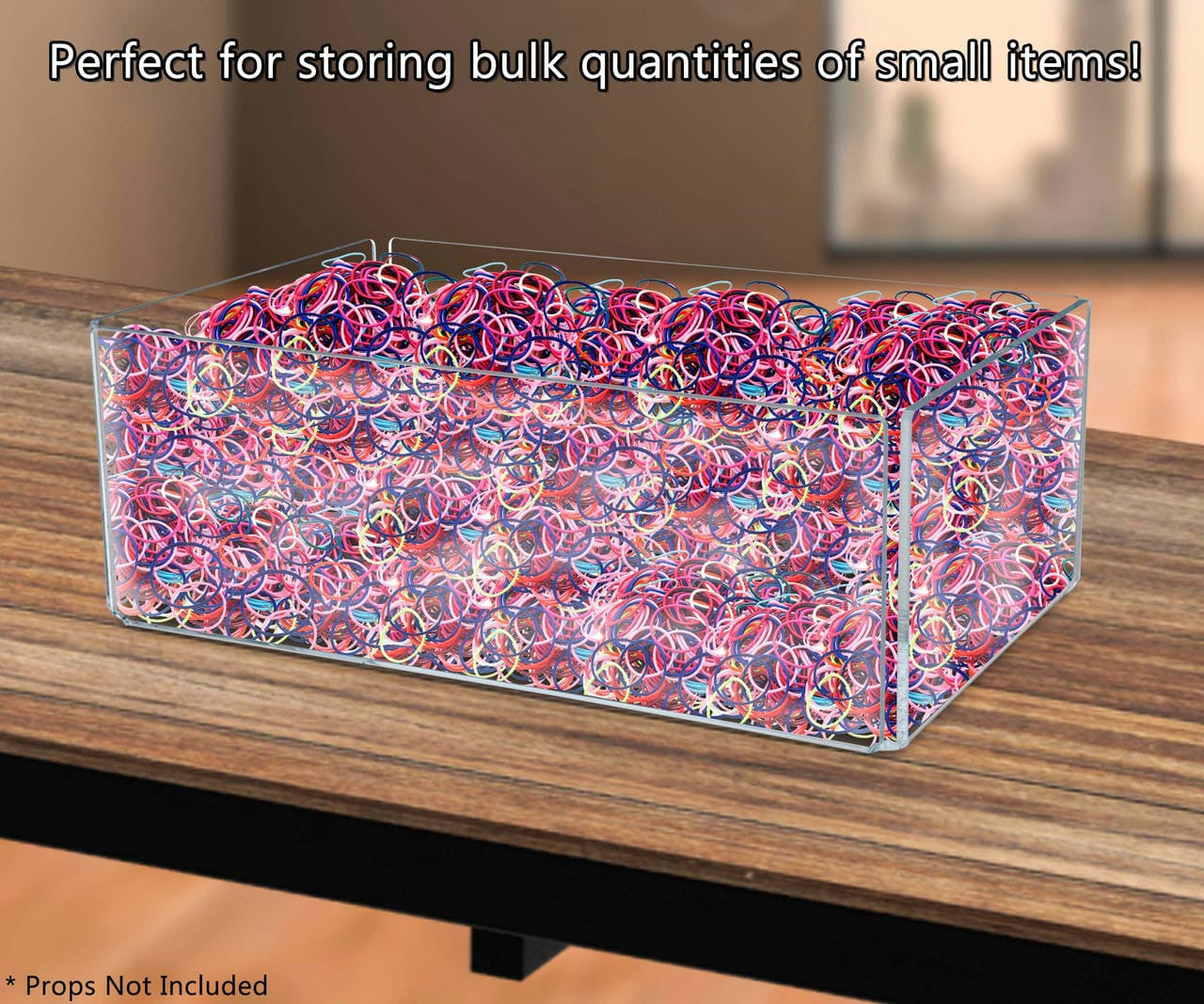 Perfect for storing bulk quantities of small items