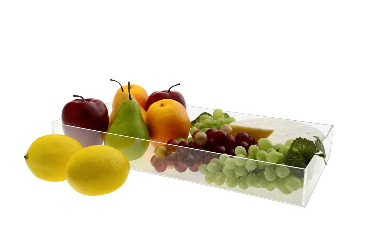 Valet Tray 16.25"W x 2"H Countertop Organizer Display Caddy