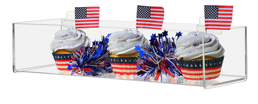 15"W Slatwall Single Compartment Organizer Storage Tray