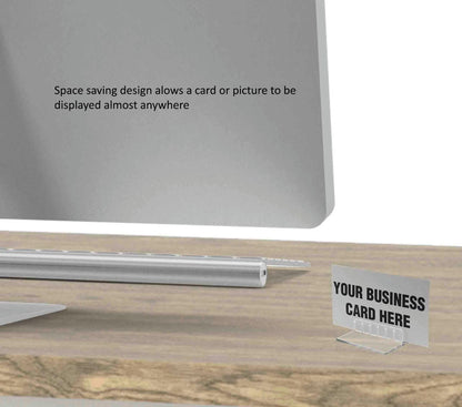 Space saving design allows a card or picture to be displayed almost anywhere
