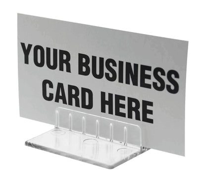 Business Card Holder Small Sign Nameplate Display Countertop