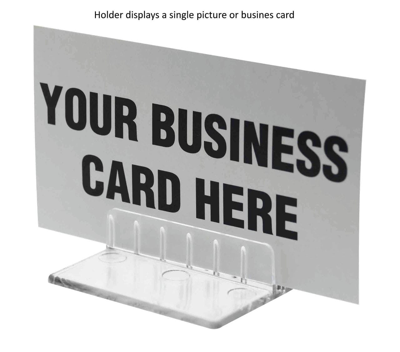 Business Card Holder Small Sign Nameplate Display Countertop