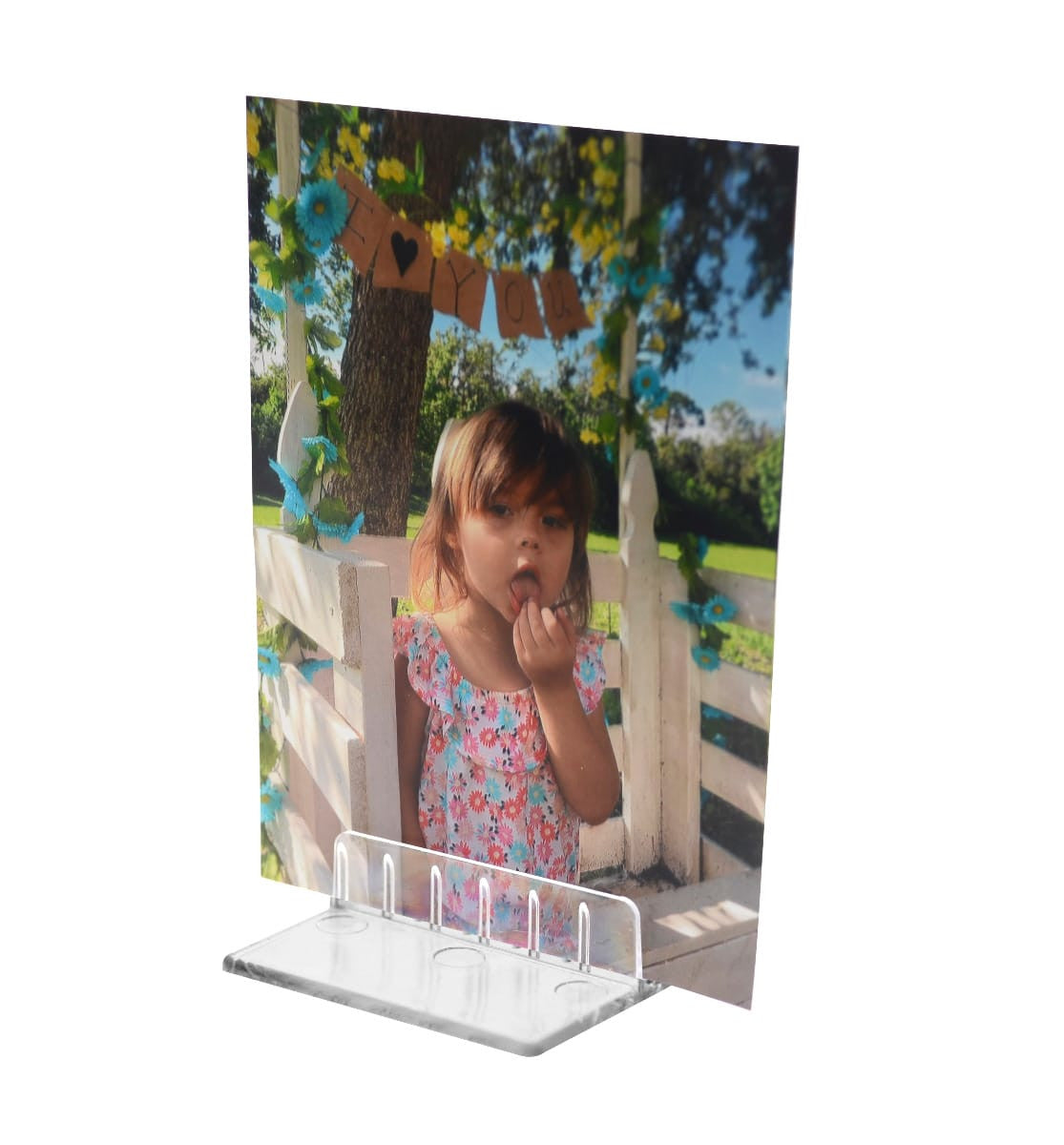 Business Card Holder Small Sign Nameplate Display Countertop