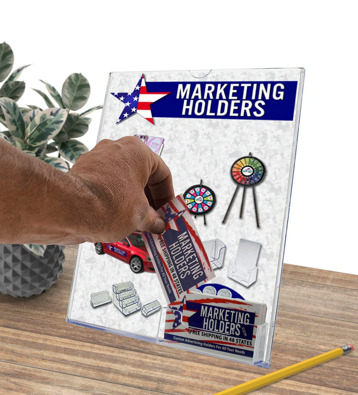 Easy Access Business Gift Appointment Card Pocket