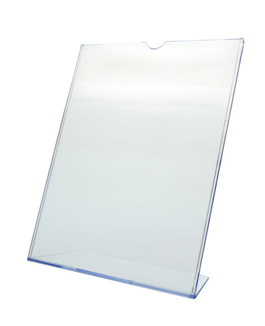 Sign Holder TRU-VU® Table Tent Top Load Wide Base empty
