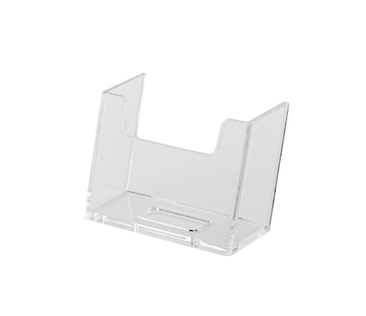 2.25"W x 1.5"H x 1"D Vertical Business Card Attachment Plastic