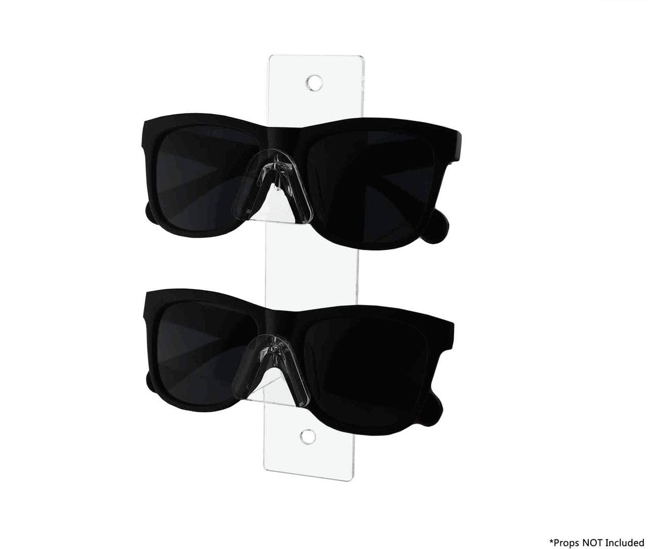 Two Pair Wall Mount Sun Eye Glass Holder