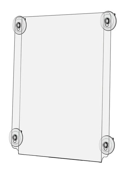 Window Sign Poster Holder with suction cups Twenty two inches by twenty eight inches high