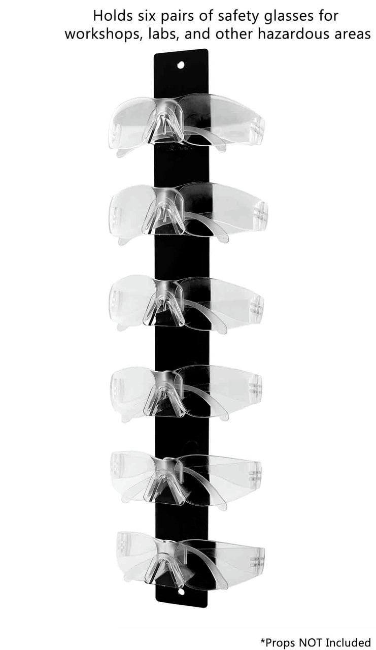 6 Pair Sunglasses Rack Multi Tier Eyewear Wall Organizer