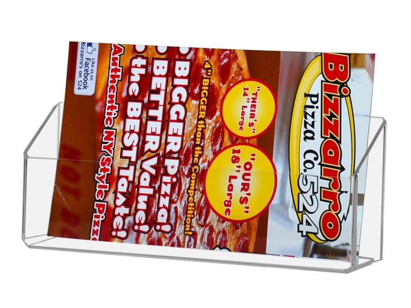 Magazine holder with literature