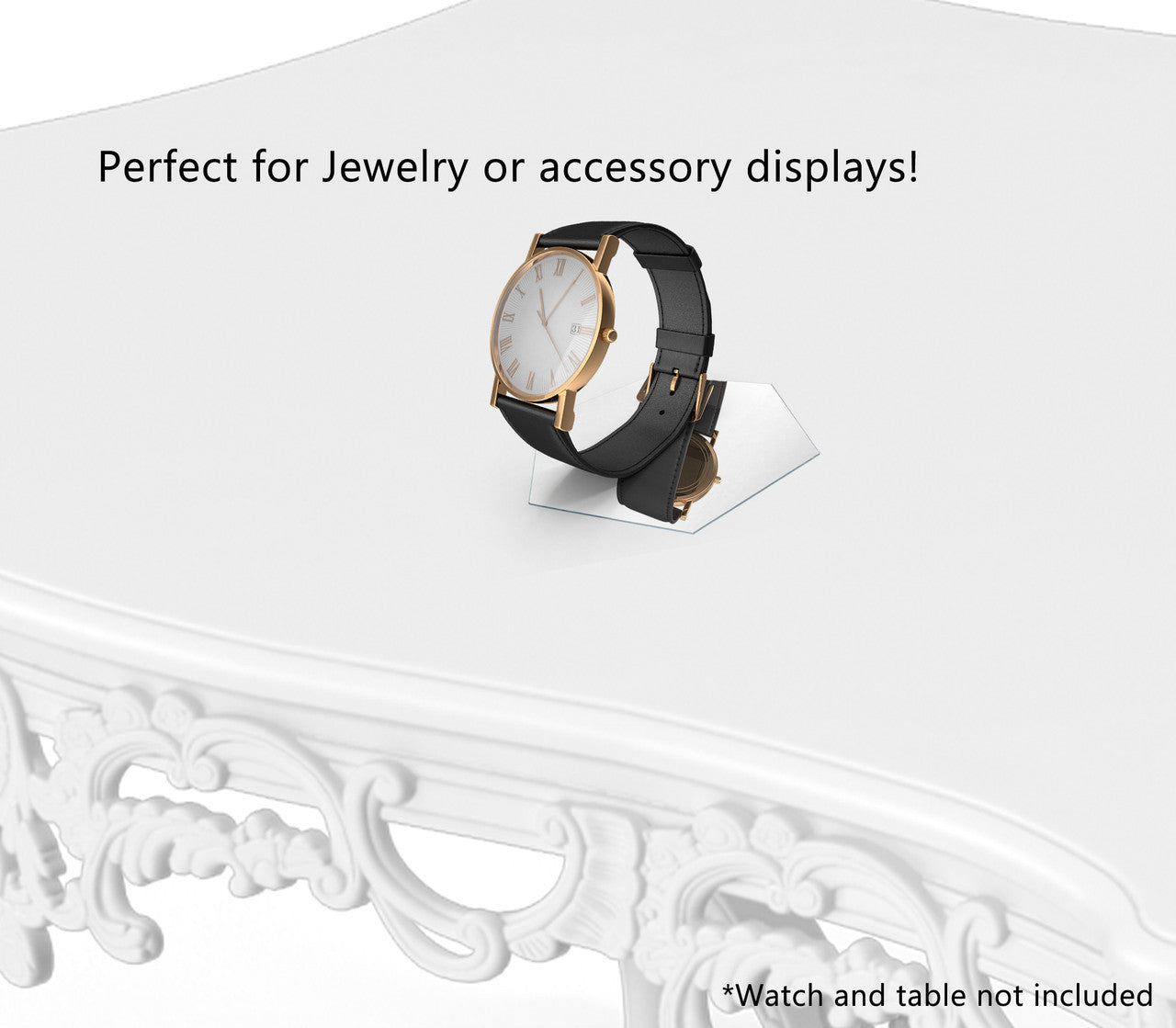 Hexagon Tile 4" Acrylic 1/8" Thick Pieces for Crafts