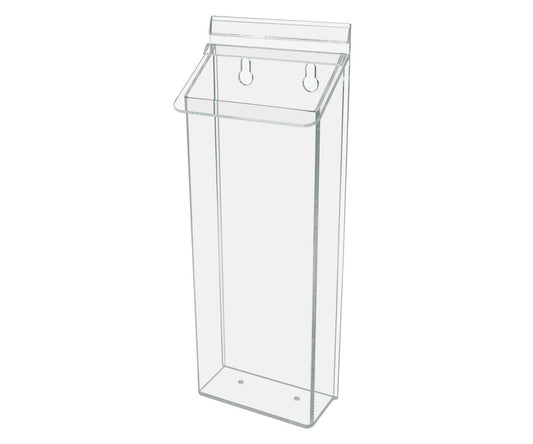 4"W x 11"H Outdoor Trifold Menu Holder Wall Brochure Box with Lid