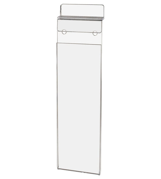 2"W x 6"H Slatwall Small Sign Holder Photo Booth Strip Display