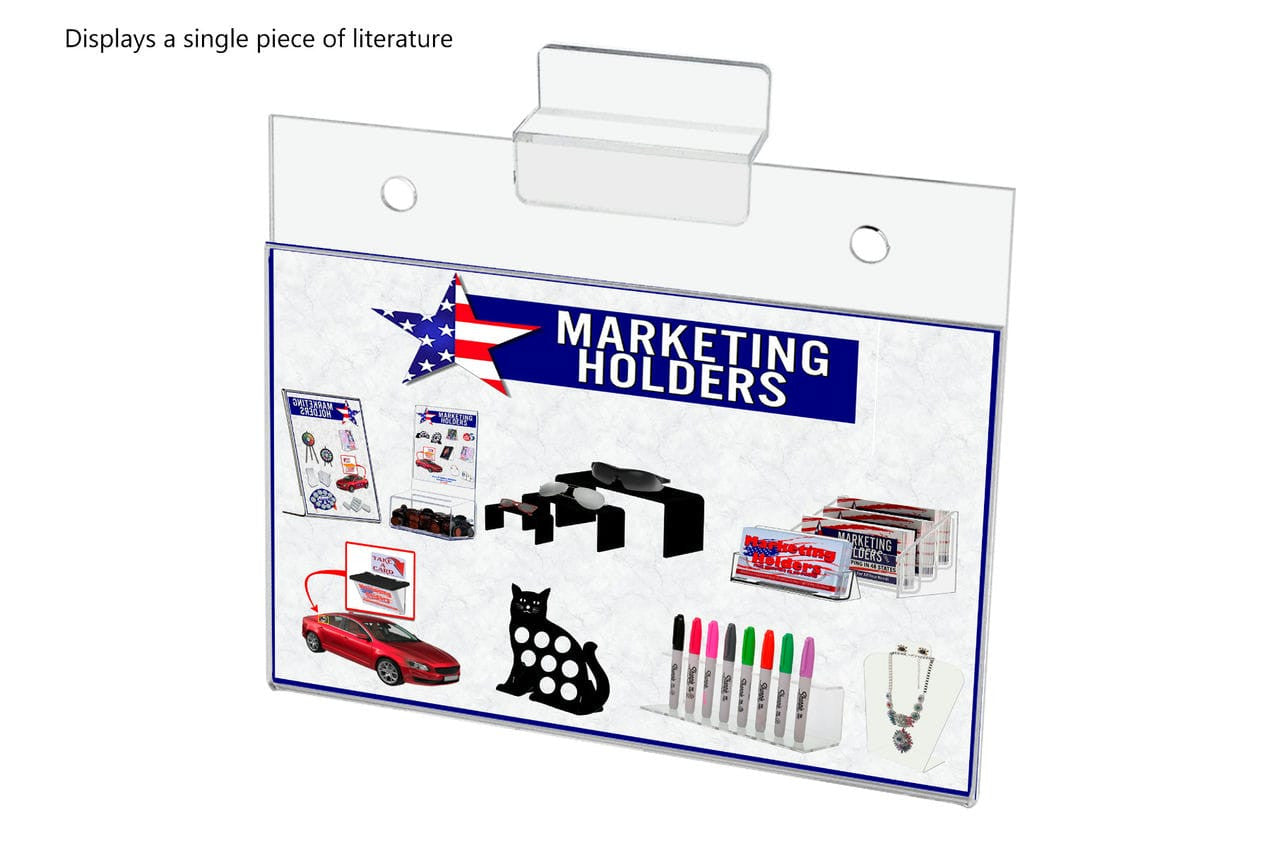 Slatwall Clearance Notice Sale Sign Retail Display Holder